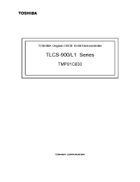 Datasheet TMP91C630F manufacturer Toshiba