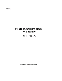 Datasheet TMPR4955CFG-400 manufacturer Toshiba