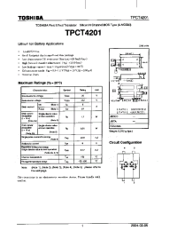Datasheet TPCT4201 manufacturer Toshiba
