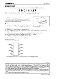 Datasheet TPD1032F manufacturer Toshiba
