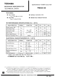 Datasheet TPM2323-60 manufacturer Toshiba