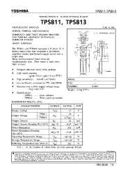 Datasheet TPS811 manufacturer Toshiba