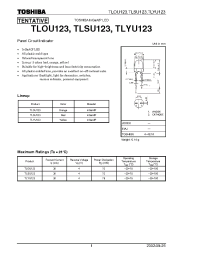 Datasheet TPS816F manufacturer Toshiba