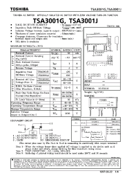 Datasheet TSA3001 manufacturer Toshiba