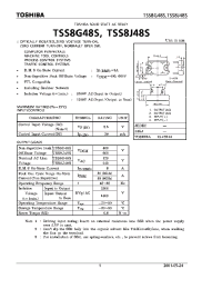 Datasheet TSS8G48S manufacturer Toshiba