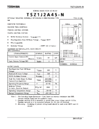 Datasheet TSZ1J2A45-N manufacturer Toshiba