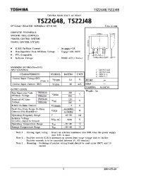 Datasheet TSZ2G48 manufacturer Toshiba