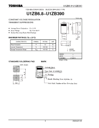 Datasheet U1ZB200-Y manufacturer Toshiba