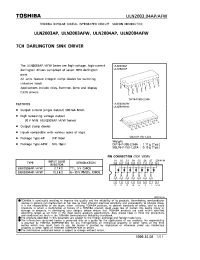Datasheet ULN2001 manufacturer Toshiba