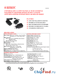 Datasheet HES12-033240-3 manufacturer Total Power