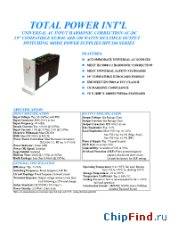 Datasheet HPU100-10 manufacturer Total Power