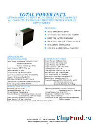 Datasheet HSU160-12 manufacturer Total Power