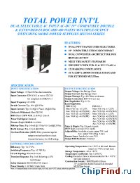 Datasheet HSU393-Q033EII manufacturer Total Power