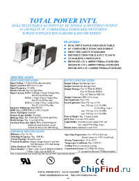 Datasheet HSU45-11E manufacturer Total Power
