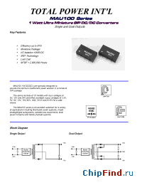 Datasheet MAU116 manufacturer Total Power