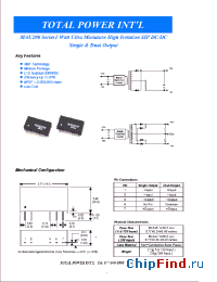 Datasheet MAU204 manufacturer Total Power