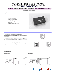 Datasheet MAU403 manufacturer Total Power