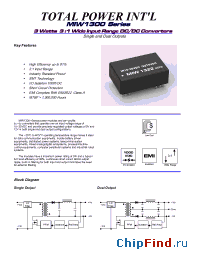 Datasheet MIW1324 manufacturer Total Power