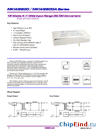 Datasheet MKW2631 manufacturer Total Power