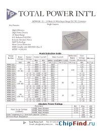 Datasheet MPW1026 manufacturer Total Power