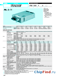 Datasheet PBA1500F-7R5 manufacturer Total Power