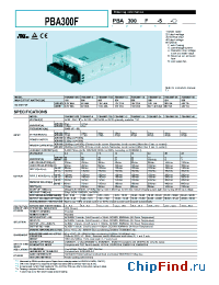 Datasheet PBA300F-12 manufacturer Total Power