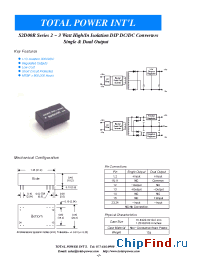 Datasheet S2D00R manufacturer Total Power