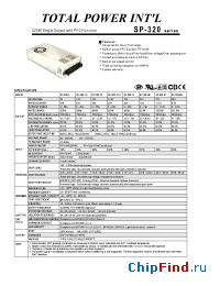 Datasheet SP-320-12 производства Total Power