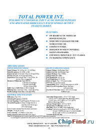 Datasheet TPAM15S manufacturer Total Power