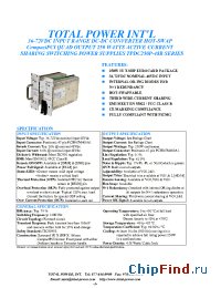 Datasheet TPDC250P-48B manufacturer Total Power