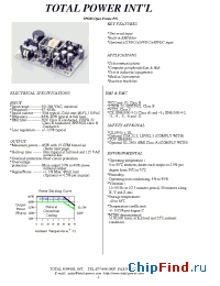 Datasheet TPG65-18 производства Total Power