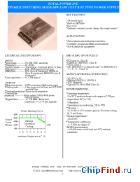 Datasheet TPS60LB-12 manufacturer Total Power