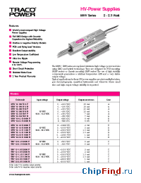 Datasheet MHV12-0.5K6000N manufacturer Traco