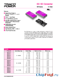 Datasheet TAP1210 manufacturer Traco