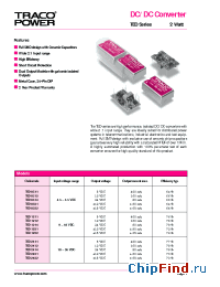 Datasheet TED1214 manufacturer Traco