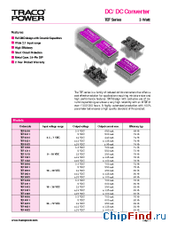 Datasheet TEF0512 manufacturer Traco