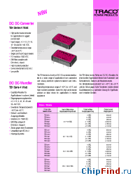 Datasheet TEH0512 manufacturer Traco