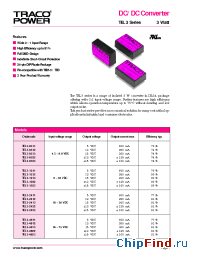 Datasheet TEL3 manufacturer Traco