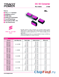 Datasheet TEL3-2012 производства Traco