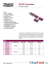 Datasheet TEL5-2422 производства Traco