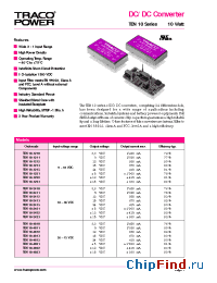 Datasheet TEN10-2423 производства Traco