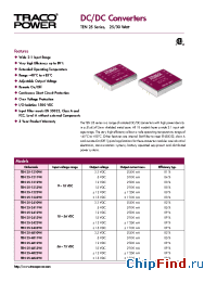 Datasheet TEN25-2422WI manufacturer Traco