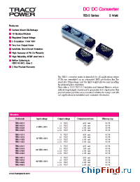 Datasheet TES2-2412 manufacturer Traco