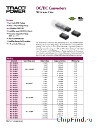 Datasheet TES2N-0521 производства Traco