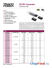 Datasheet TES2N-1221 manufacturer Traco