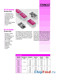 Datasheet TET2421 manufacturer Traco