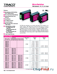 Datasheet TMS15112C manufacturer Traco