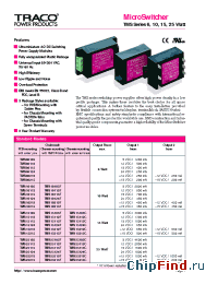 Datasheet TMS15124C manufacturer Traco