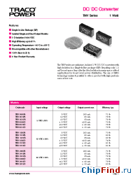 Datasheet TMV0505D manufacturer Traco