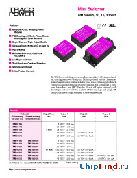 Datasheet TPM05124 manufacturer Traco